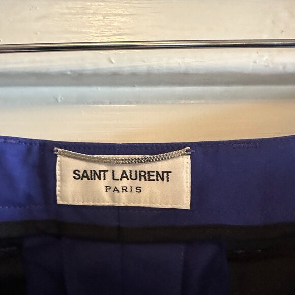 Men's Saint Laurent Purple Trousers. - Picture 6 of 6